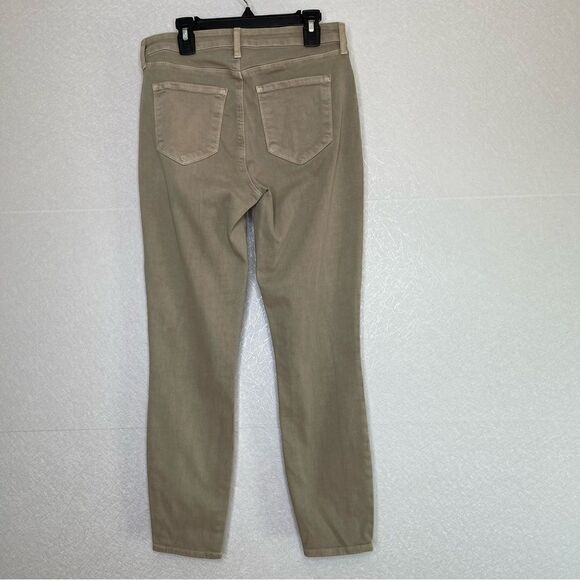 L’AGENCE Margot High Rise Skinny Jeans in Biscuit 28 - Picture 4 of 7